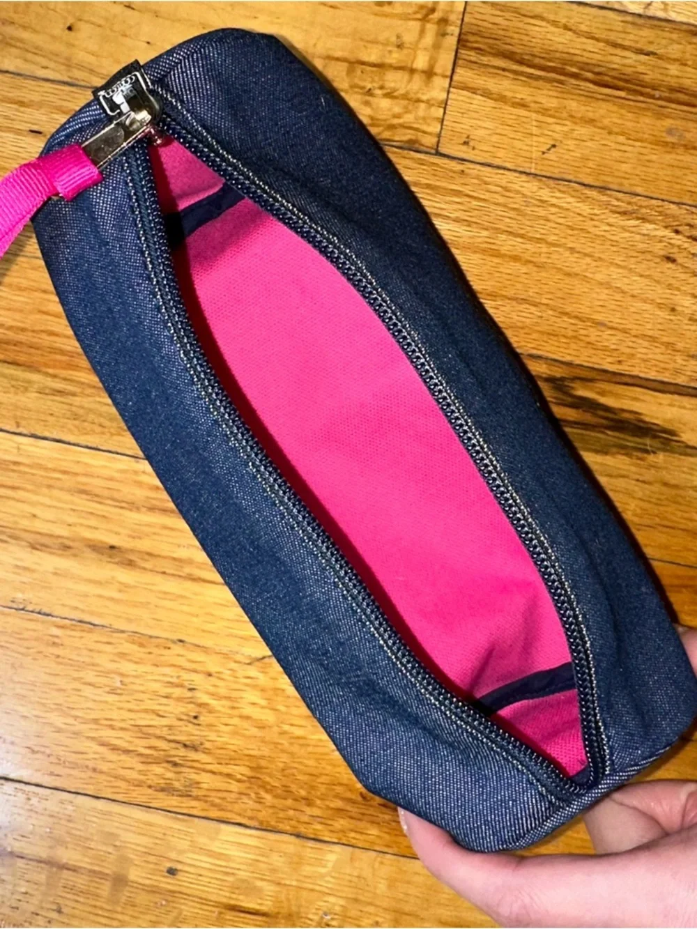 Cotton inc denim Pencil Case NWOT